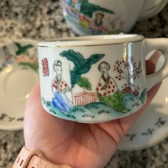 Oriental Tea Set - Picture 2 of 7